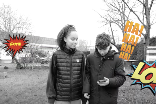 harcelement video screen