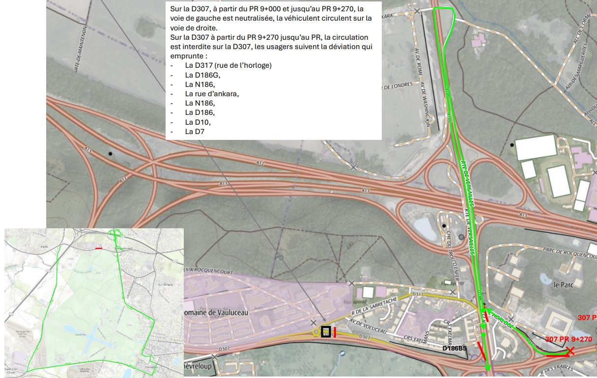 Rd 307 - Plan de déviation phase 4 Rd 307 - Plan de déviation phase 4